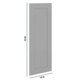 J&K Castle Grey S5 Dummy Insert Door Panel 15" W x 42" H