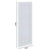 J&K White Shaker S8 Dummy Insert Door Panel 15" W x 42" H