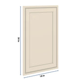J&K Pearl Glazed H9 Dummy Insert Door Panel 18" W x 30" H