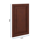 J&K Mahogany J5 Dummy Insert Door Panel 18" W x 30" H