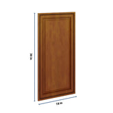 J&K Mocha Glazed K10 Dummy Insert Door Panel 18" W x 36" H