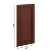 J&K Mahogany J5 Dummy Insert Door Panel 18" W x 36" H