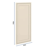 J&K Pearl Glazed H9 Dummy Insert Door Panel 18" W x 42" H