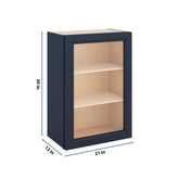 J&K Naval B7 Wall Glass Cabinet - 21" W x 30" H (No Glass Insert)