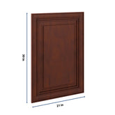 J&K Mahogany J5 Dummy Insert Door Panel 21" W x 30" H