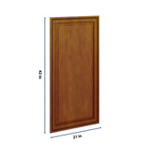 J&K Mocha Glazed K10 Dummy Insert Door Panel 21" W x 42" H