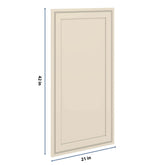 J&K Pearl Glazed H9 Dummy Insert Door Panel 21" W x 42" H