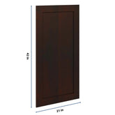 J&K Java Coffee S1 Dummy Insert Door Panel 21" W x 42" H