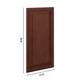 J&K Mahogany J5 Dummy Insert Door Panel 21" W x 42" H