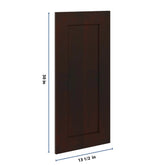 J&K Java Coffee S1 Dummy Insert Door Panel 13 1/2" W x 30" H