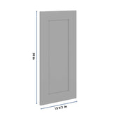 J&K Castle Grey S5 Dummy Insert Door Panel 13 1/2" W x 30" H