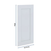 J&K White Shaker S8 Dummy Insert Door Panel 13 1/2" W x 30" H