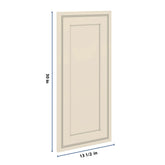 J&K Pearl Glazed H9 Dummy Insert Door Panel 13 1/2" W x 30" H