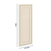 J&K Pearl Glazed H9 Dummy Insert Door Panel 13 1/2" W x 36" H