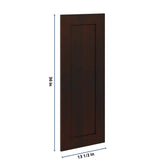 J&K Java Coffee S1 Dummy Insert Door Panel 13 1/2" W x 36" H