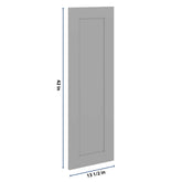 J&K Castle Grey S5 Dummy Insert Door Panel 13 1/2" W x 42" H