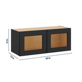j-k-charcoal-e2-wall-glass-cabinet-30-w-x-12-h-no-glass-insert