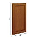 J&K Mocha Glazed K10 Dummy Insert Door Panel 16 1/2" W x 30" H