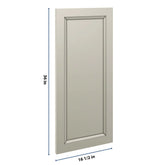 J&K Pebble B6 Dummy Insert Door Panel 16 1/2" W x 36" H