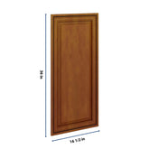 J&K Mocha Glazed K10 Dummy Insert Door Panel 16 1/2" W x 36" H