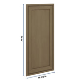 J&K Hazel H8 Dummy Insert Door Panel 16 1/2" W x 36" H