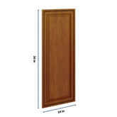 J&K Mocha Glazed K10 Dummy Insert Door Panel 16 1/2" W x 42" H