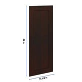 J&K Java Coffee S1 Dummy Insert Door Panel 16 1/2" W x 42" H