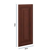 J&K Mahogany J5 Dummy Insert Door Glass 12" W x 30" H