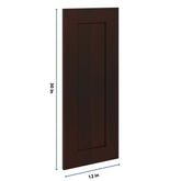 J&K Java Coffee S1 Dummy Insert Door Glass 12" W x 30" H