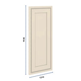 J&K Pearl Glazed H9 Dummy Insert Door Glass 12" W x 30" H