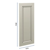J&K Pebble B6 Dummy Insert Door Glass 12" W x 30" H