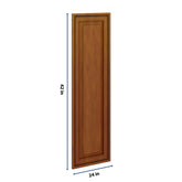 J&K Mocha Glazed K10 Dummy Insert Door Glass 12" W x 42" H