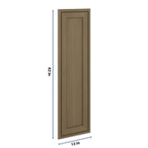 J&K Hazel H8 Dummy Insert Door Glass 12" W x 42" H