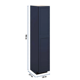 J&K Naval B7 Pantry w/Roll-Out Trays 18" W x 96" H x 27" D
