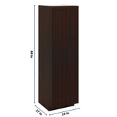 J&K Java Coffee S1 Pantry w/Roll-Out Trays 24" W x 84" H x 27" D