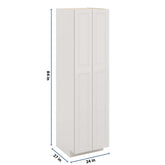 J&K Pure B5 Pantry w/Roll-Out Trays 24" W x 90" H x 27" D