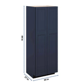 J&K Naval B7 Pantry w/Roll-Out Trays 30" W x 84" H x 27" D