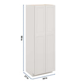 J&K Pure B5 Pantry w/Roll-Out Trays 30" W x 90" H x 27" D