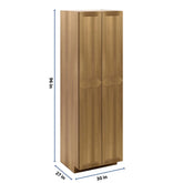 J&K Butterscotch B8 Pantry w/Roll-Out Trays 30" W x 96" H x 27" D