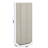 J&K Pebble B6 Pantry w/Roll-Out Trays 30" W x 96" H x 27" D
