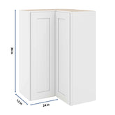 CNC Luxor 5-Piece White 24" W X 36" H Corner Wall Cabinet