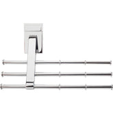 Polished Chrome Tri-Level Tie Organizer