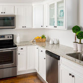 Fabuwood Quest Discovery Frost Recessed Panel White Door Sample