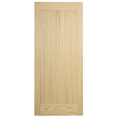 36" One Panel Clear Pine Interior Barn Door