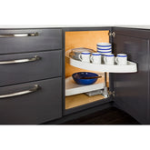 35" Plastic Half-Moon Lazy Susan