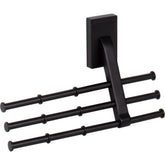 Matte Black Tri-Level Tie Organizer