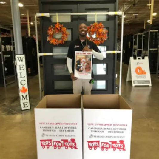 Surplus Building Materials and AAA Distributor Team Up with Toys for Tots to Help Children in Need During the Holidays