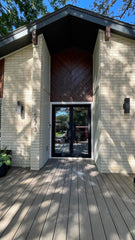 6/0x6/8 French Exterior Wrought Iron Prehung Door