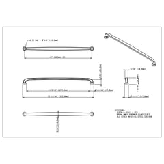 Weser 305 mm Center-to-Center Bar Pull