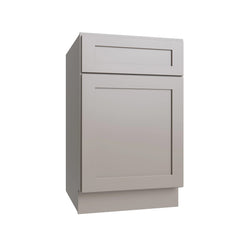 Kitchen Cabinet Distributors Shaker Sand Single Door Standard Base Cabinet - 21" W
